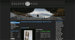 Desktop Screenshot of galerie-im-kies.at