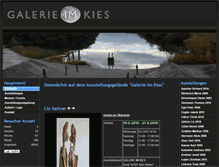 Tablet Screenshot of galerie-im-kies.at